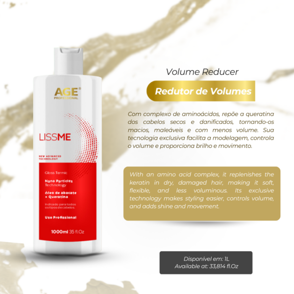 LISSME Gloss Termic - Linha Profissional (1L) - Imagem 2