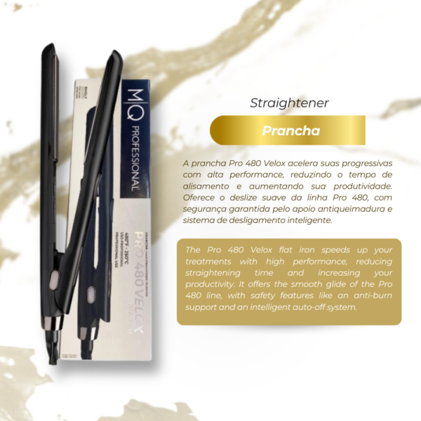 Prancha MQ 480 Velox - Uso Profissional - Imagem 2